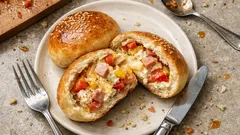 Majonézové buchtičky se šunkou a sýrem: nadýchané a vláčné i druhý den