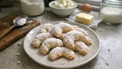 Šlehačkové vánoční cukroví: jemné, křehké a hotové bez složitého zdobení