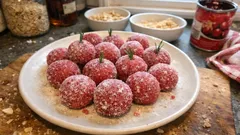 Nepečené třešňové cukroví: efektní kuličky, které zvládnete i na poslední chvíli