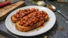 Čertovská směs na topinky z mletého vepřového: výrazná, šťavnatá a snadná