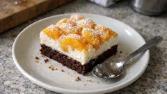 Rychlý ovocný tvarohový koláč: vláčný i druhý den