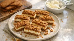 Nepečené řezy z Lotusek: jednoduchý dezert, který chutná ještě lépe druhý den