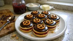 Linecké s marmeládou, hořkou čokoládou a mini preclíkem: vánoční hit na tác