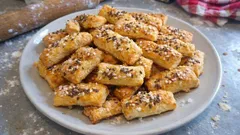 Křehké sýrové pečivo z taveného sýra – rychle hotové a bez kynutí