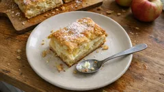 Krémový jablečný koláč z listového těsta: jednoduchý recept, který se vždy povede