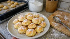 Jemné žloutkové foukané cukroví s amoniem: křehké a krásně „vyskočí“