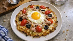 Bramborová pizza s tuňákem: rychlá domácí večeře bez kynutí