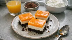 Pomerančové řezy s tvarohem: svěží moučník, který vypadá slavnostně