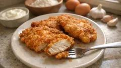 Kuřecí prsa v zakysané smetaně a česneku: šťavnatá minutka na pánev