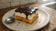 Vídeňský zákusek s pomerančovým pudinkem: slavnostní řez, který je druhý den ještě lepší