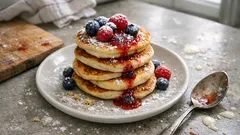 Tvarohové lívanečky: jemné a nadýchané, hotové raz dva