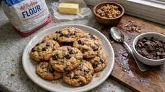 Čokoládové cookies s vlašskými ořechy: křupavé okraje, měkký střed