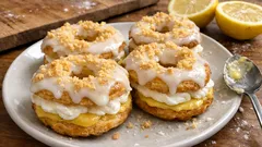 Domácí věnečky z odpalovaného těsta – s pudinkovým krémem a mascarpone šlehačkou